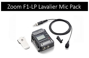 Zoom F1-LP Lavalier Mic Pack